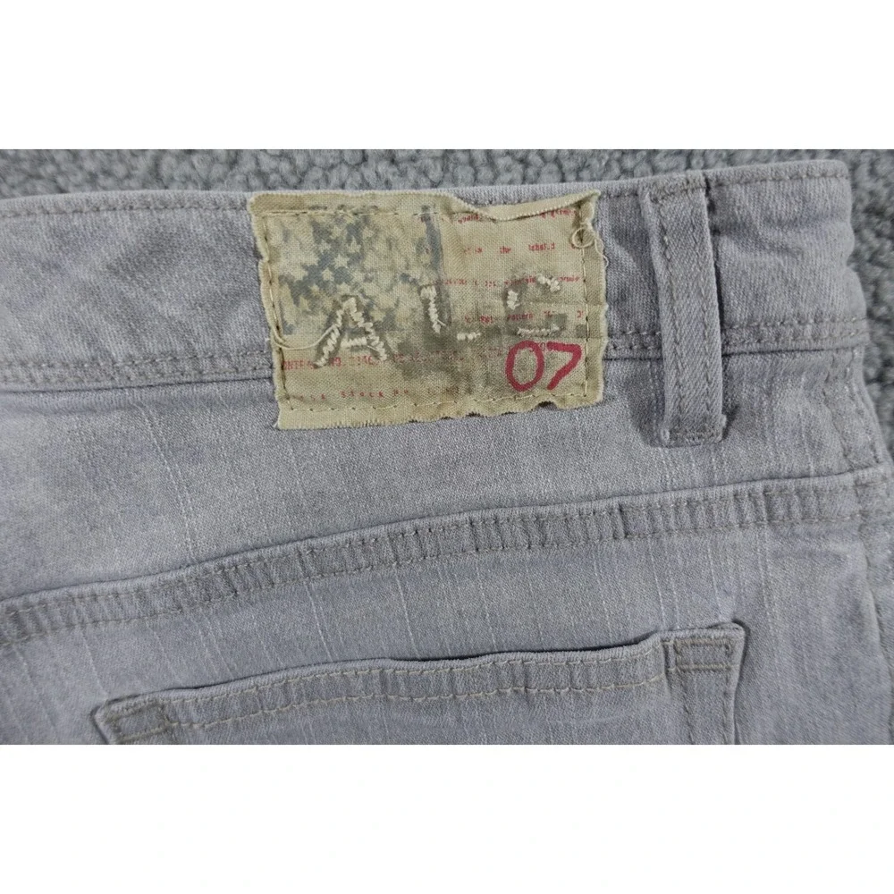American Living Jeans Shorts Girls Size 16 Gray Frayed Stretch NWT